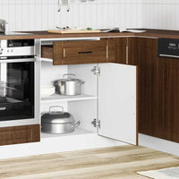 Base da Cucina Porto Rovere Marrone in Legno Multistrato 853964
