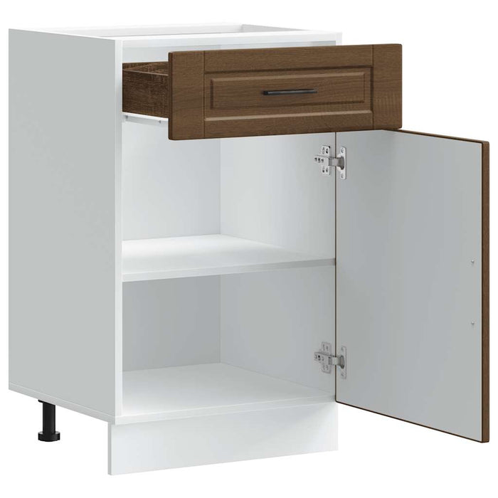 vidaXL Base da Cucina Porto Rovere Marrone in Legno Multistrato