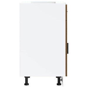 vidaXL Base da Cucina Porto Rovere Marrone in Legno Multistrato