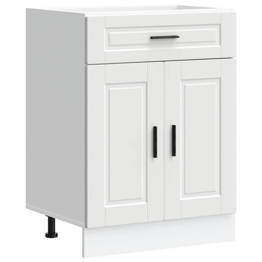 vidaXL Base da Cucina Porto Bianco in Legno Multistrato