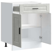 Base da Cucina Porto Grigio Cemento in Legno Multistrato 853971