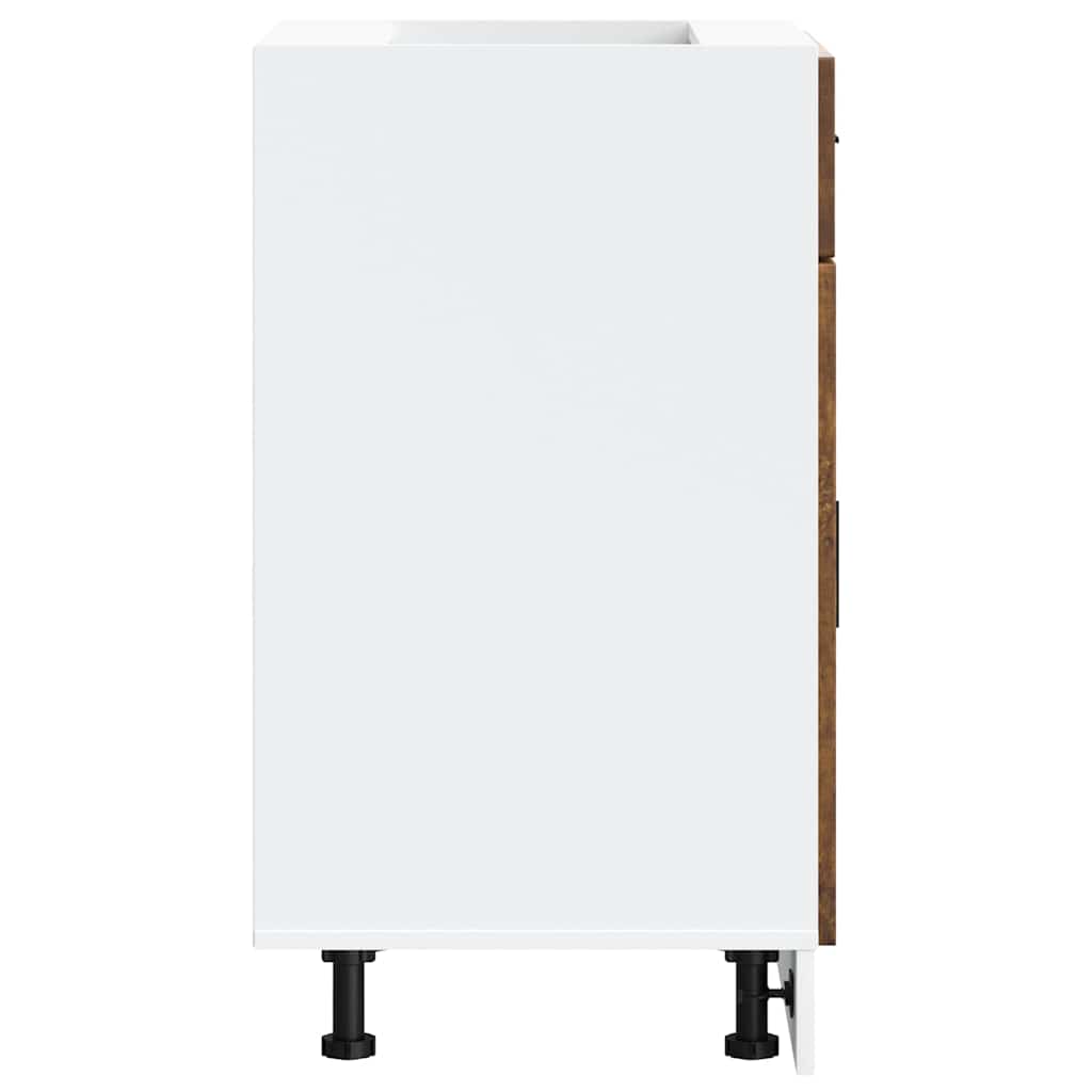 Base da Cucina Porto Rovere Fumo in Legno Multistrato 853972