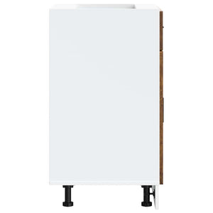 Base da Cucina Porto Rovere Fumo in Legno Multistrato 853972