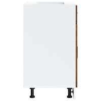 vidaXL Base da Cucina Porto Rovere Fumo in Legno Multistrato