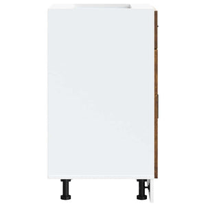 vidaXL Base da Cucina Porto Rovere Fumo in Legno Multistrato