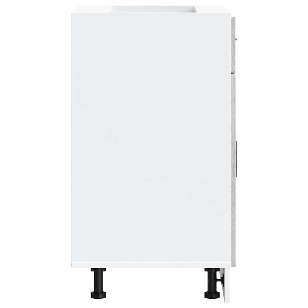 Base da Cucina-Mobile Base da Cucina Porto Grigio Sonoma in Legno Multistrato 429217