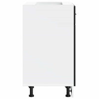 vidaXL Base da Cucina Porto Nero in Legno Multistrato