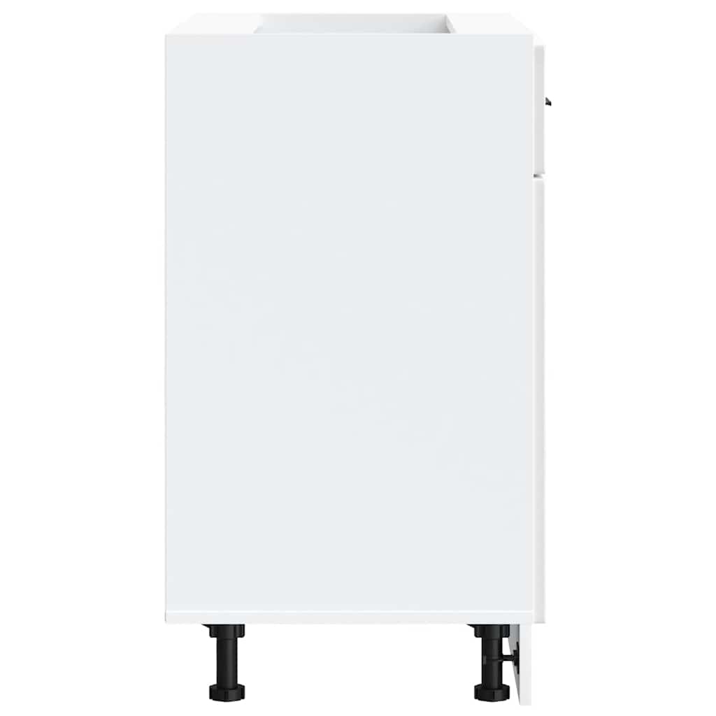 Base da Cucina Porto Bianco Lucido in Legno Multistrato 853979