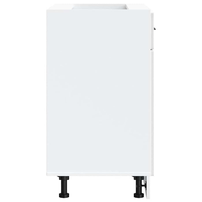 Base da Cucina Porto Bianco Lucido in Legno Multistrato 853979