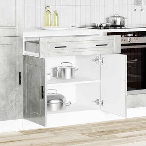 Base da Cucina Porto Grigio Cemento in Legno Multistrato 853981