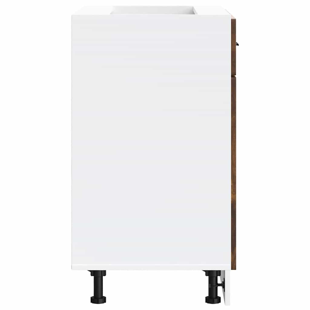 Base da Cucina Porto Rovere Fumo in Legno Multistrato 853982