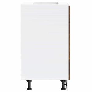 Base da Cucina Porto Rovere Fumo in Legno Multistrato 853982