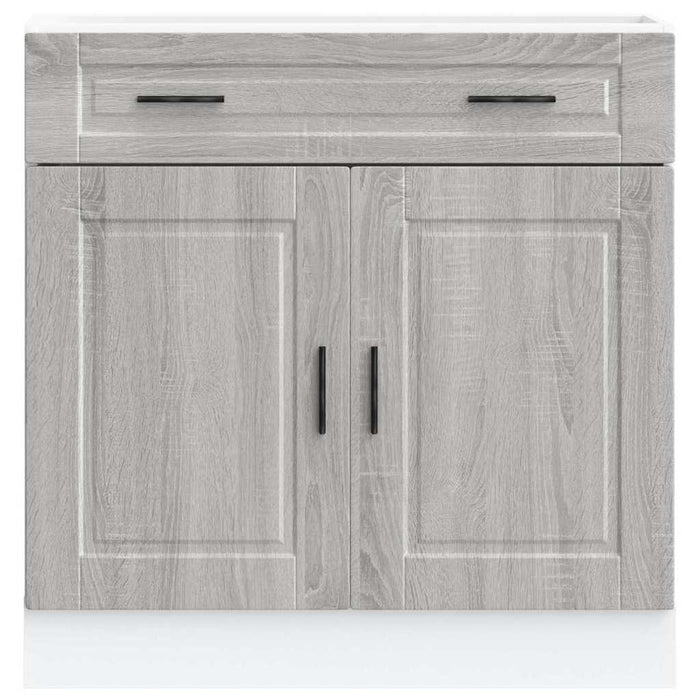 Base da Cucina Porto Grigio Sonoma in Legno Multistrato