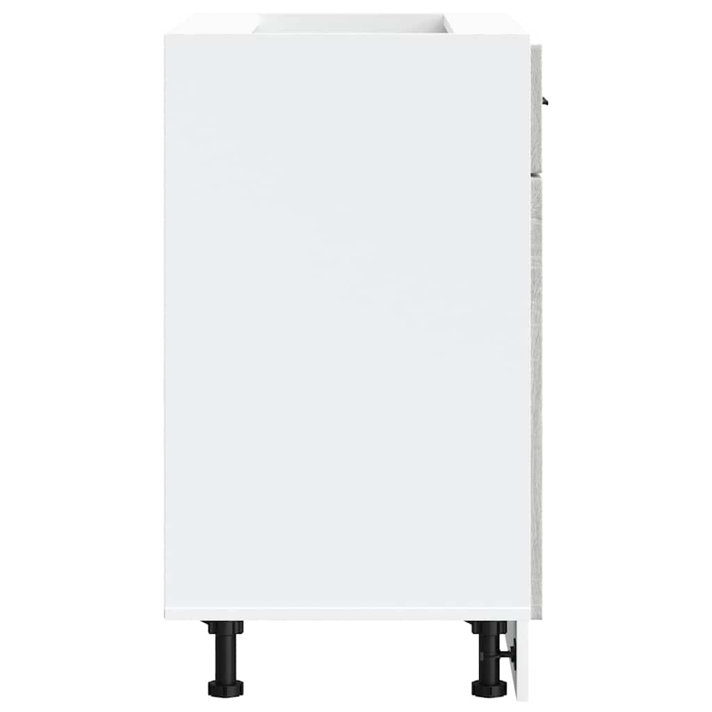 Base da Cucina-Mobile Base da Cucina Porto Grigio Sonoma in Legno Multistrato 909563