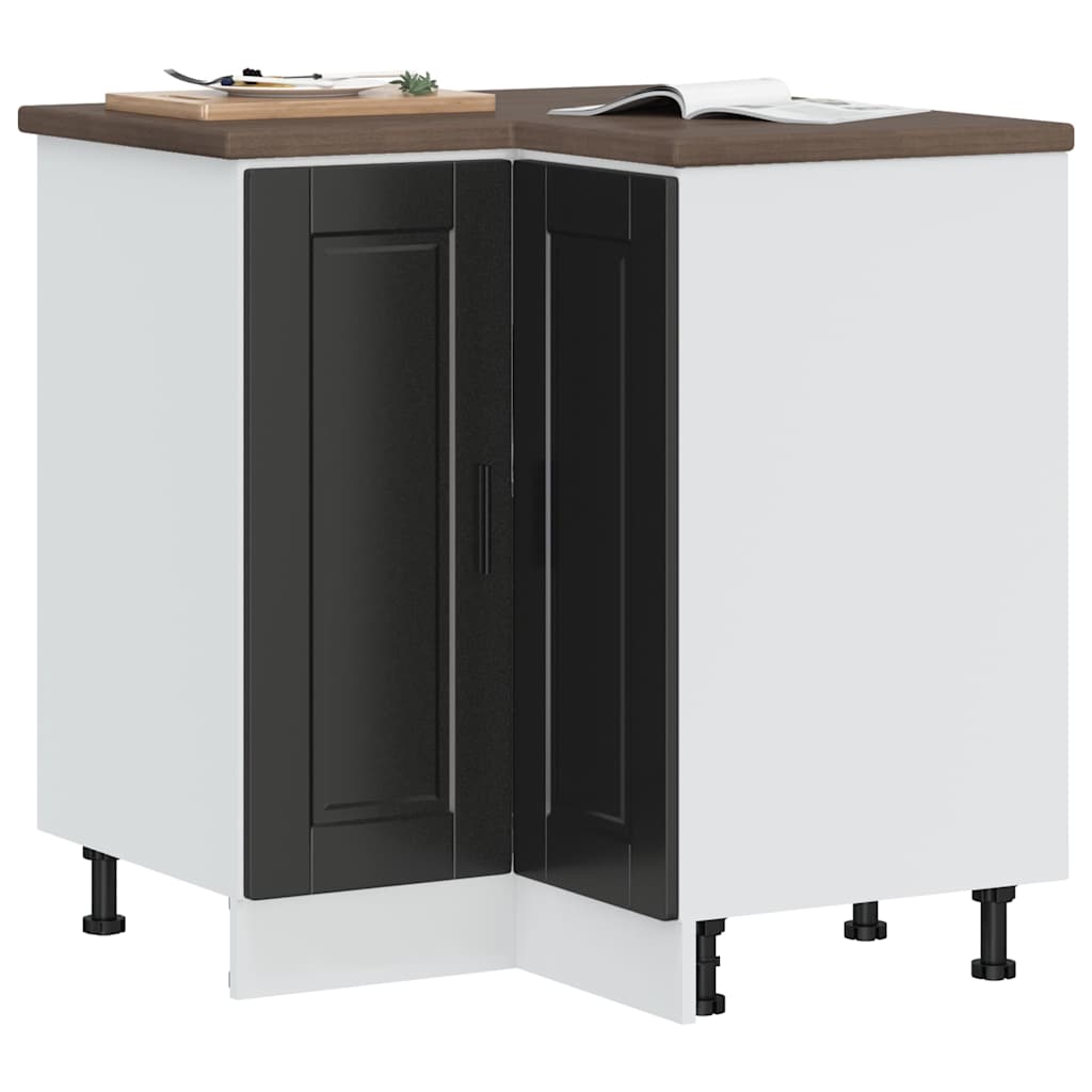 Base ad Angolo Cucina Porto Nero in Legno Multistrato 853988