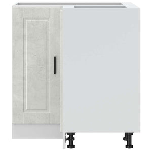 Base ad Angolo Cucina Porto Grigio Cemento in Legno Multistrato 853991