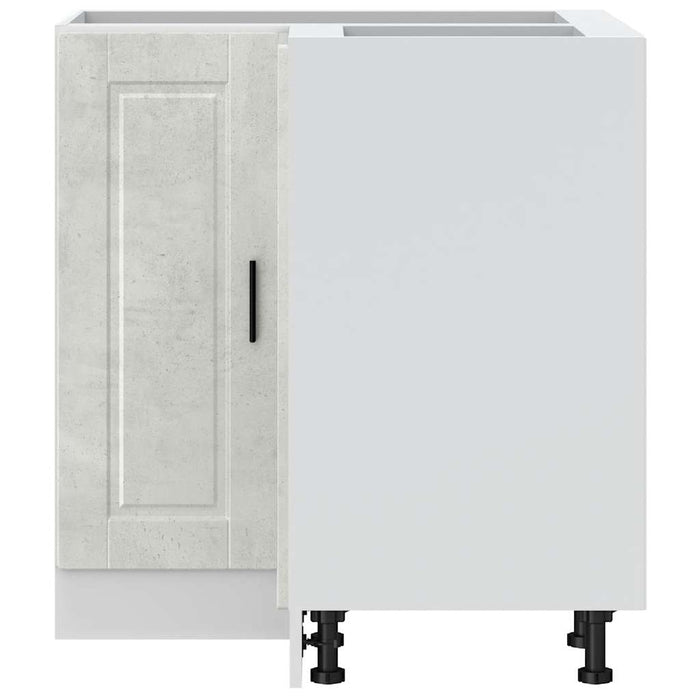 Base ad Angolo Cucina Porto Grigio Cemento in Legno Multistrato 853991