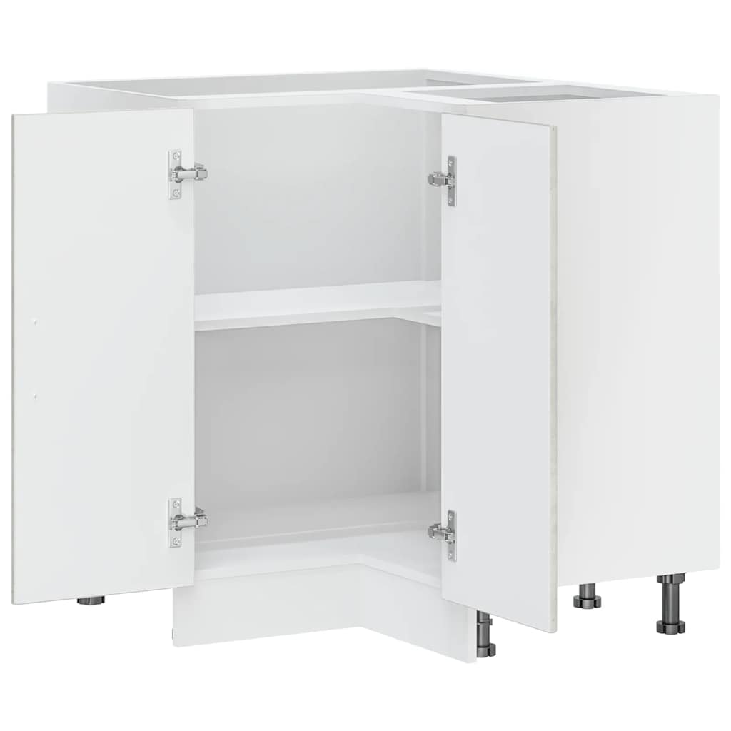 Base ad Angolo Cucina Porto Grigio Cemento in Legno Multistrato 853991