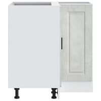 Base ad Angolo Cucina Porto Grigio Cemento in Legno Multistrato 853991