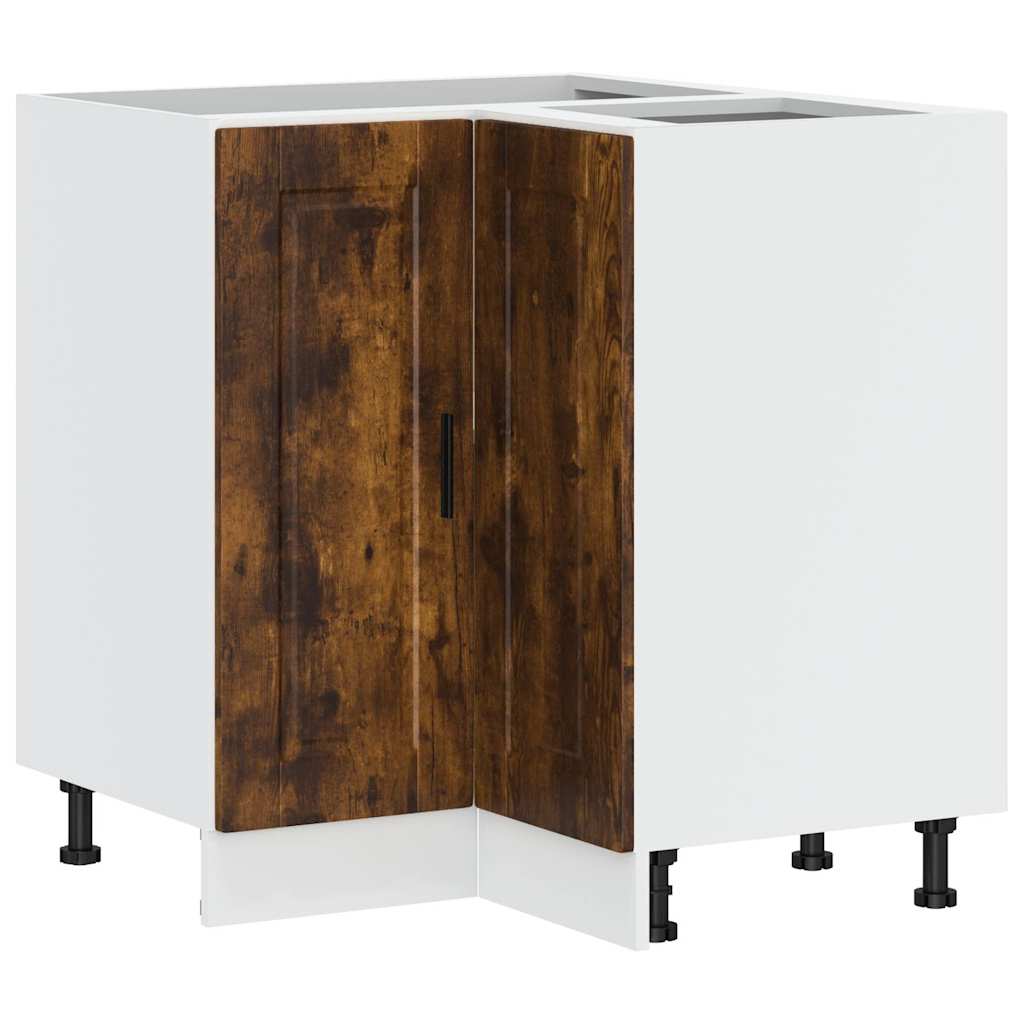 Base ad Angolo Cucina Porto Rovere Fumo in Legno Multistrato 853992