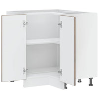 Base ad Angolo Cucina Porto Rovere Fumo in Legno Multistrato 853992