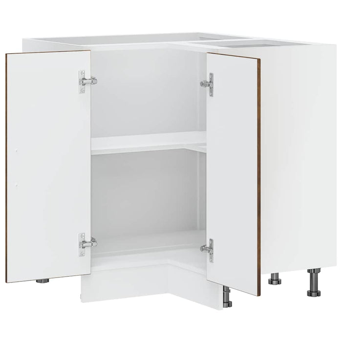 Base ad Angolo Cucina Porto Rovere Fumo in Legno Multistrato 853992