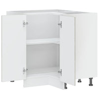 vidaXL Base ad Angolo Cucina Porto Grigio Sonoma in Legno Multistrato