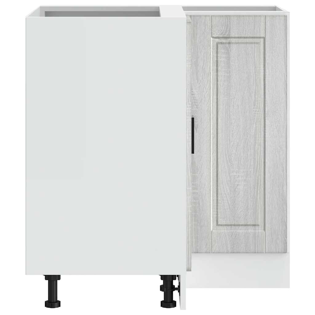 vidaXL Base ad Angolo Cucina Porto Grigio Sonoma in Legno Multistrato