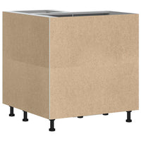 vidaXL Base ad Angolo Cucina Porto Grigio Sonoma in Legno Multistrato