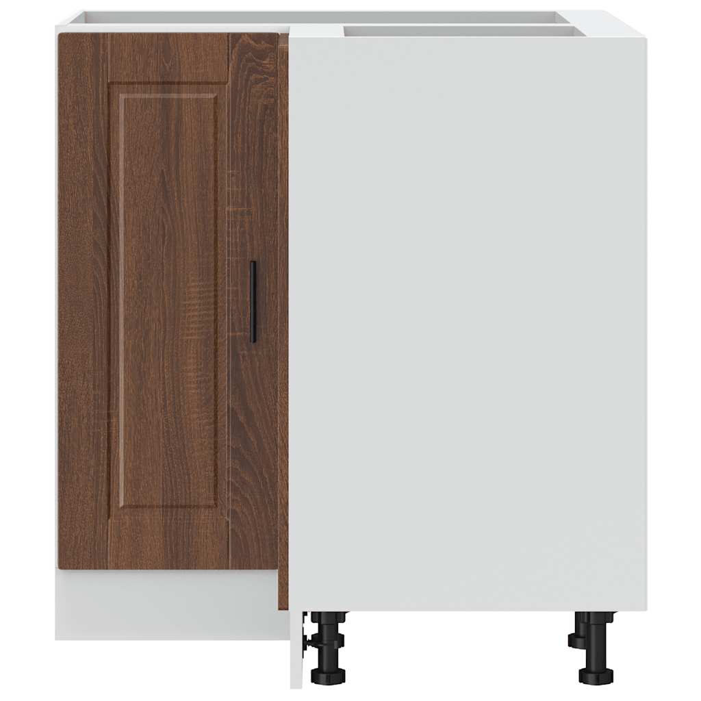 Base ad Angolo Cucina Porto Rovere Marrone in Legno Multistrato