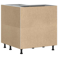 Base ad Angolo Cucina-Mobile Angolare da Cucina Porto Rovere Marrone in Legno Multistrato