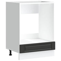 Armadio per Forno Porto Nero in Legno Multistrato 853998