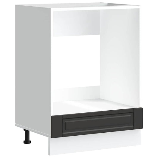 Armadio per Forno Porto Nero in Legno Multistrato 853998