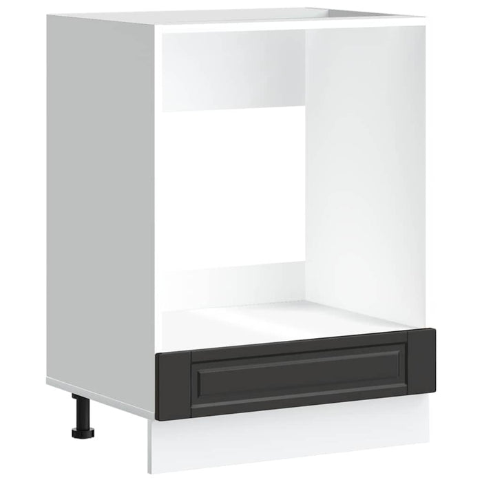 Armadio per Forno Porto Nero in Legno Multistrato 853998