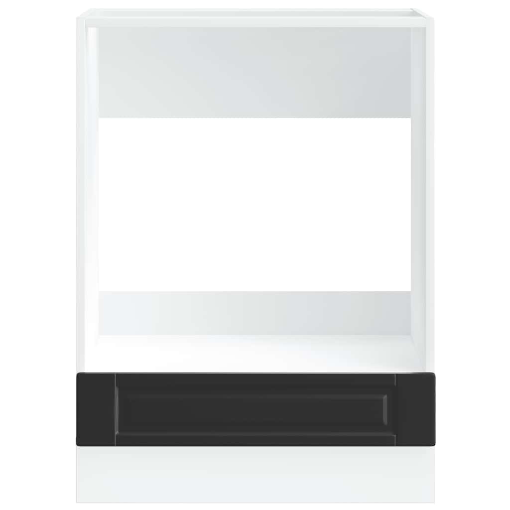 Armadio per Forno Porto Nero in Legno Multistrato 853998