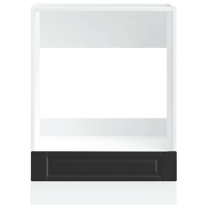 Armadio per Forno Porto Nero in Legno Multistrato 853998