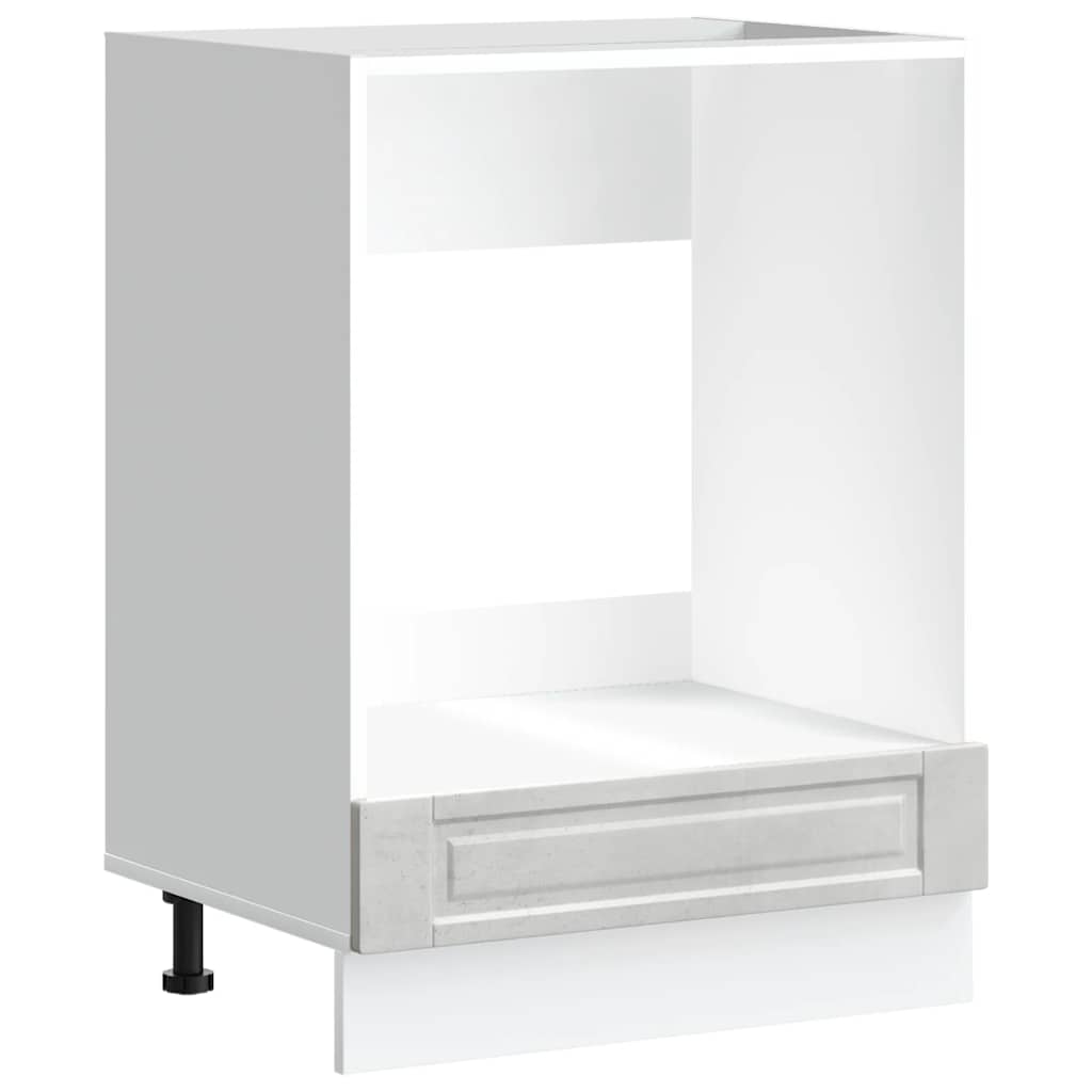 Armadio per Forno Porto Grigio Cemento in Legno Multistrato 854001