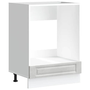 Armadio per Forno Porto Grigio Cemento in Legno Multistrato 854001