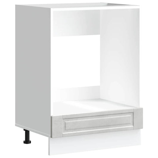 Armadio per Forno Porto Grigio Cemento in Legno Multistrato 854001