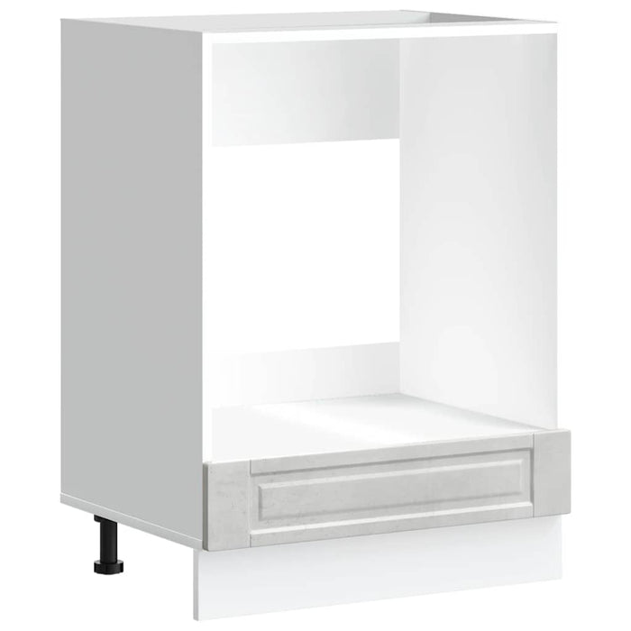 Armadio per Forno Porto Grigio Cemento in Legno Multistrato 854001