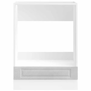 Armadio per Forno Porto Grigio Cemento in Legno Multistrato 854001