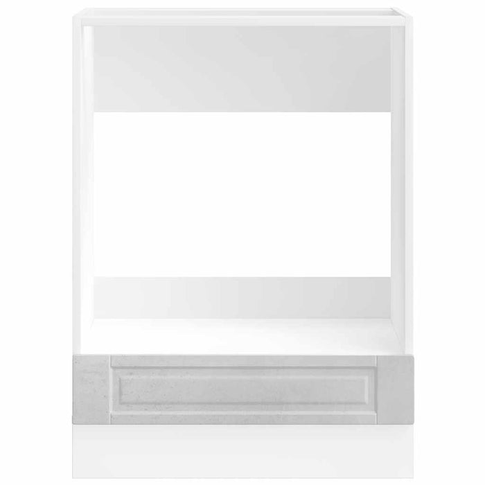 Armadio per Forno Porto Grigio Cemento in Legno Multistrato 854001