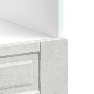 Armadio per Forno Porto Grigio Cemento in Legno Multistrato 854001