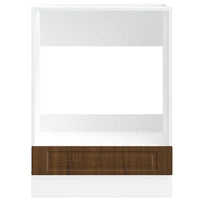 Armadio per Forno Porto Rovere Marrone in Legno Multistrato 854004