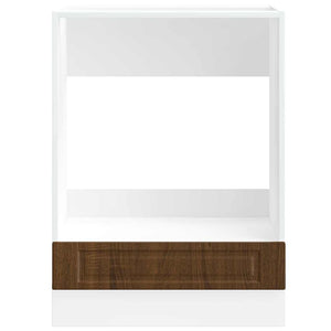 Armadio per Forno Porto Rovere Marrone in Legno Multistrato 854004