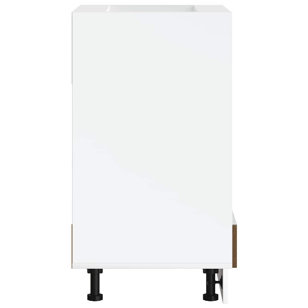 vidaXL Armadio per Forno Porto Rovere Marrone in Legno Multistrato