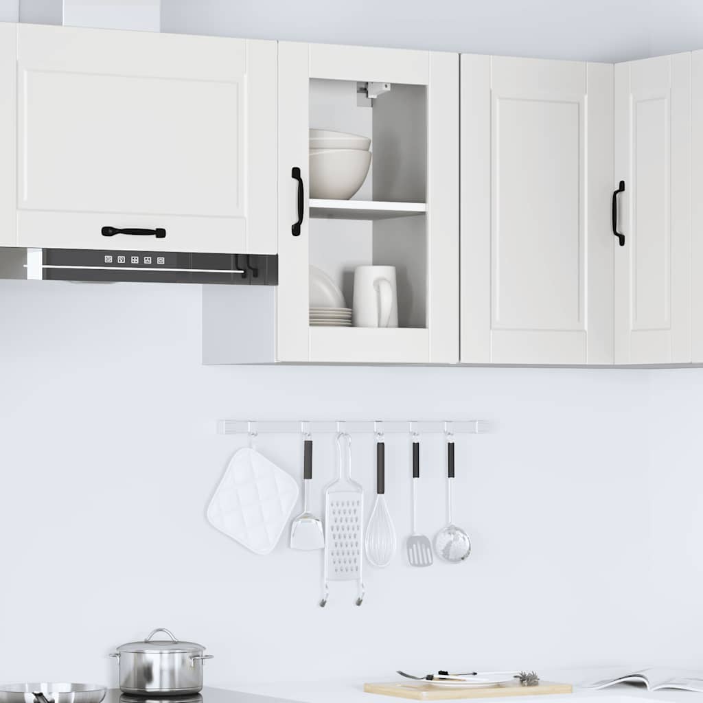 Pensile da Cucina con Porta in Vetro Porto Bianco 854007