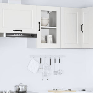 Pensile da Cucina con Porta in Vetro Porto Bianco 854007