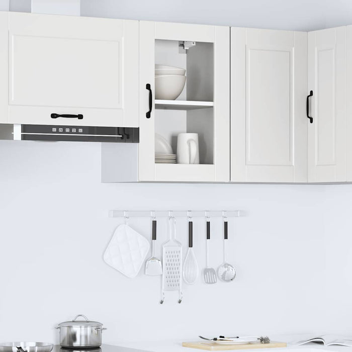 Pensile da Cucina con Porta in Vetro Porto Bianco 854007
