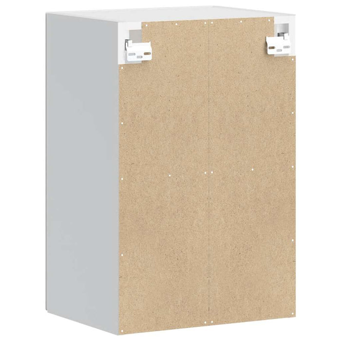 Pensile da Cucina con Porta in Vetro-Mobile Cucina da Parete Porto Bianco 760033